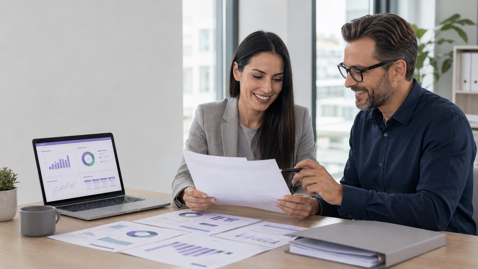 Agenturteam bereitet einen unmarkierten White-Label-SEO-Report vor